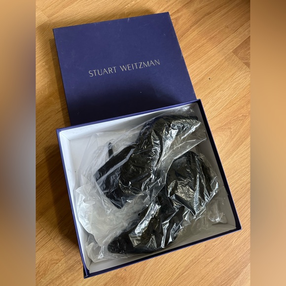 STUART WEITZMAN Cling Black Suede Sock Booties size 7 women - Picture 12 of 12